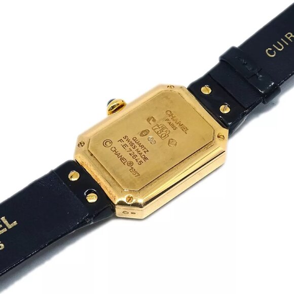 Chanel Premiere Quartz Watch Black 18KYG 173337 main image 6